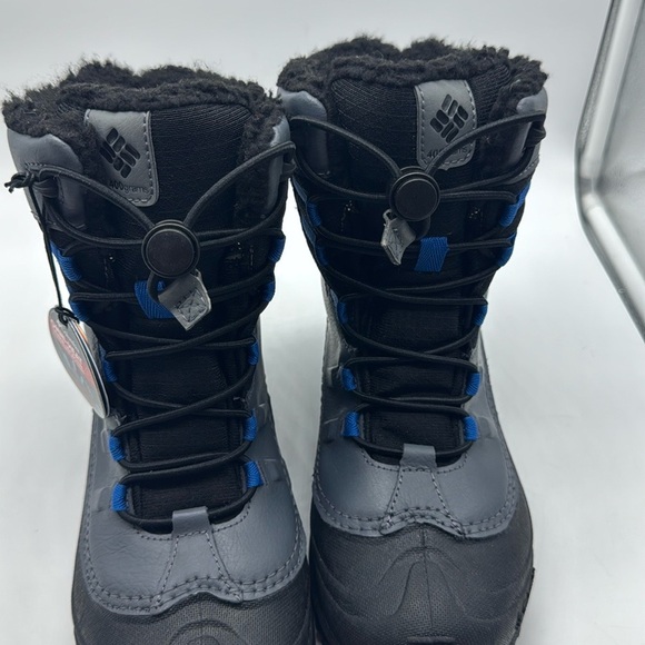 NWT Columbia Youth Unisex Bugaboot Celsius Waterproof Winter Boot Gray Blue 4 - Picture 4 of 12